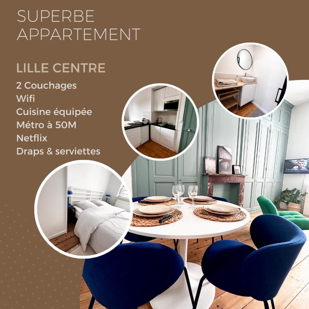 Appartement Lille Centre Cosy Bagian luar foto